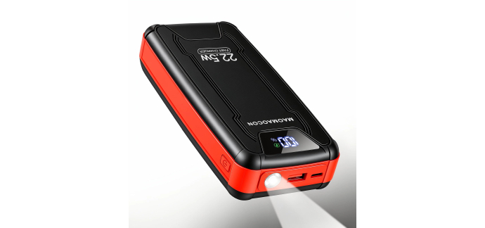 Amazon: Batterie externe Paidasin PD3.0 QC4.0 - 22.5W, écran LCD, lampe de poche à 12,99€