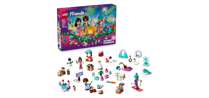 Amazon: LEGO® Friends Calendrier de l'Avent 2026 (42698) à 20,24€ (au lieu de 23,79€)