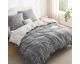 Amazon: Housse de Couette Bedsure 220x240cm - avec 2 Taies 65x65cm, Brindilles Grises à 15,59€