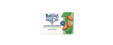 Amazon: Savon Soin Surgras Huile d'Amande Douce Le Petit Marseillais - 2 x 100 g à 0,90€ (au lieu de 1,65€)