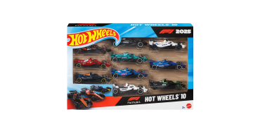 Amazon: Coffret de 10 Hot Wheels Formule 1 - 2025 à 17,99€ (au lieu de 23,20€)