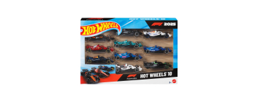 Amazon: Coffret de 10 Hot Wheels Formule 1 - 2025 à 17,99€ (au lieu de 23,20€)