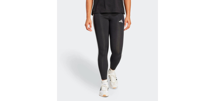 Decathlon: ADIDAS Legging en coton pour femme, noir à 19,99€ (au lieu de 29,99€)