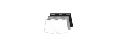 Amazon: Lot de 3 Boxers homme Boss Power - Coton Stretch à Logos répétés à 21,95€