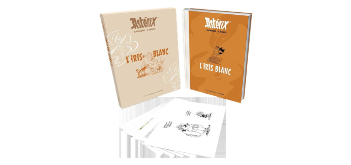 Amazon: Astérix Tome 40 L'Iris Blanc Artbook Numéroté Limité à 134€ (au lieu de 200€)