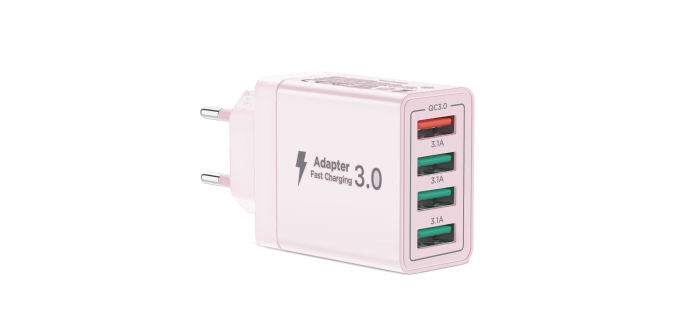 Amazon: Chargeur secteur Aioneus - 4-Port Prise USB 40W à 7€ (au lieu de 13,99€)
