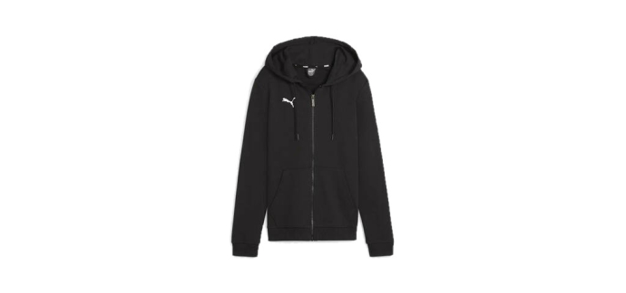 JoyBuy: PUMA teamGOAL Casuals Veste à capuche Noir Homme à 33,99€ (au lieu de 55€)