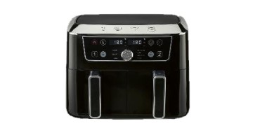 LIDL: SILVERCREST Friteuse à air chaud double zone Retro 1973 - 2x4,35L, 2600W à 79,99€