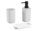 Amazon: Ensemble de 3 Accessoires de Salle de Bain en Lona - Taupe, Blanc ou Gris foncé à 5,9€