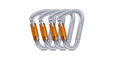 Amazon: Lot de 4 Mousquetons SOB - Verrouillage Automatique à 15,19€ (au lieu de 32,49€)