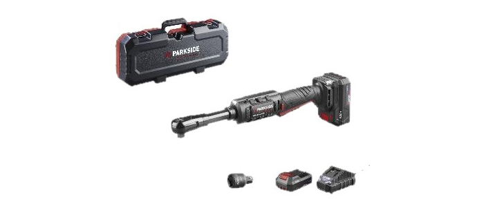 LIDL: PARKSIDE PERFORMANCE Cliquet sans fil 20V PARP 20-Li B2 - 75 Nm, batterie 2Ah à 74€ (au lieu de 99€)