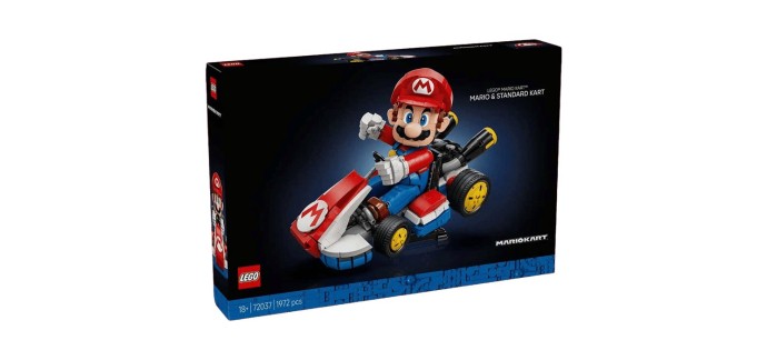 Carrefour: LEGO Mario Kart 72037 (Standard) à 104,99€ (au lieu de 169,99€)