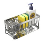 JoyBuy: Maxcook organisateur pour évier de cuisine - acier inoxydable 304, 21×10×8,4 cm à 8,38€