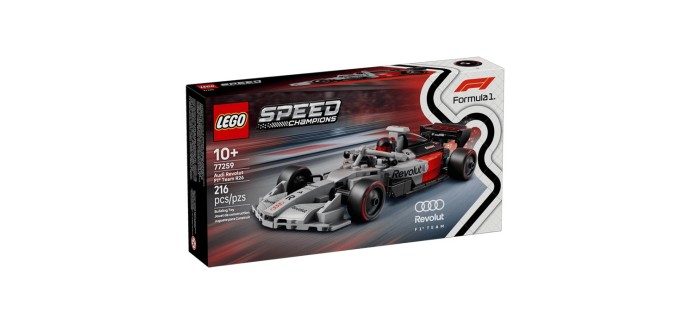 Amazon: LEGO 77259 Audi Revolut F1 Team R26 à 13,99€ (au lieu de 27,99€)