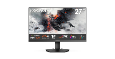 Amazon: Ecran PC 27" Koorui - 235Hz, IPS, QHD, HDR400, 1ms à 119,99€ (au lieu de 163,25€)