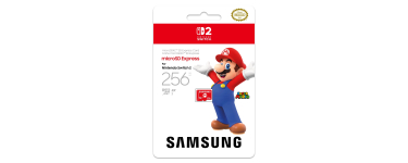 Amazon: Carte mémoire micro SD Samsung Express - 256 Go à 46,79€ (au lieu de 52€)