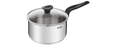 Amazon: Casserole Tefal Primary Acier Inoxydable avec Couvercle - 20 cm, 3 L à 14,99€ (au lieu de 22,78€)