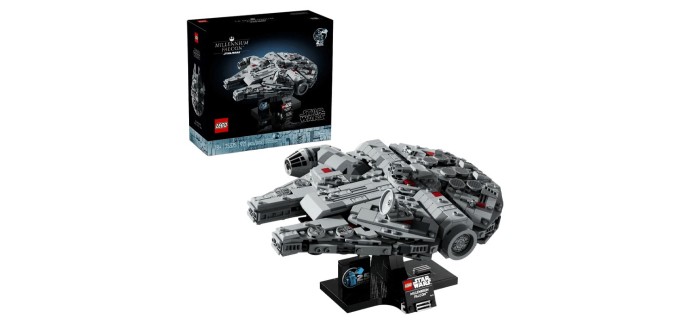 Carrefour: Lego Star Wars Millennium Falcon (75375) à 50,39€ (au lieu de 84,99€)