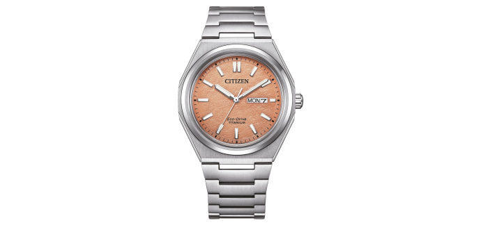 Amazon: Montre Citizen Eco-Drive Super Titanium Zenshin AW0130-85ZE - 10ATM, Verre Saphir, 39.8 mm à 209,95€