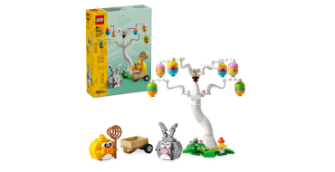 Amazon: LEGO® Iconic Le lapin de Pâques et la chasse aux œufs (40808) à 8,98€