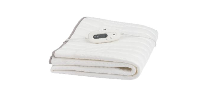 LIDL: SENSIPLAST Surmatelas chauffant - 6 niveaux, arrêt auto à 24,99€ (au lieu de 29,99€)