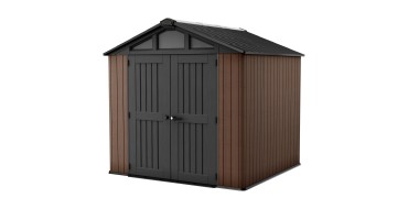 Amazon: Abri de jardin Keter Stronghold 8x8 - 6m², marron à 805,95€ (au lieu de 1199€)