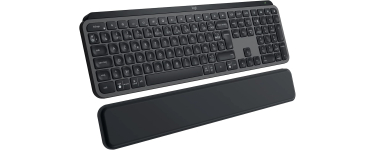 Amazon: Clavier sans fil Logitech MX Keys S Plus avec repose-poignet - AZERTY, Noir à 54,99€