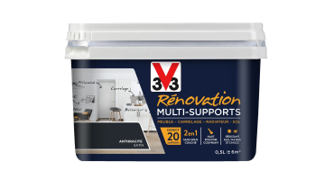 Amazon: Peinture rénovation multi-supports V33 - 500ml, 3 coloris à 14,39€