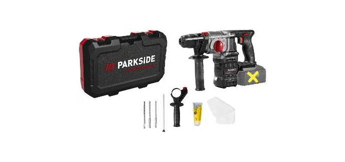 LIDL: PARKSIDE PERFORMANCE Perforateur-burineur sans fil PKHAP 2034-Li B1 - 3 J, 20 V à 79,99€