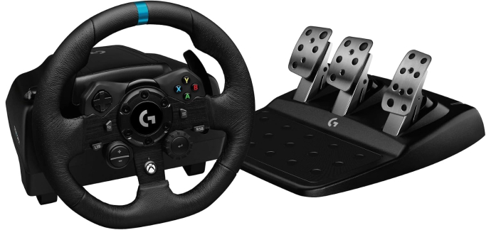 Amazon: Volant de course et pédales Logitech G923 pour Xbox & PC à 179,99€ (au lieu de 219,99€)