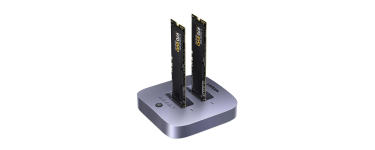 Amazon: Station d'accueil Ugreen M.2 - NVMe, 20Gbps, USB 3.2 Gen 2, Dual Bay à 51,99€ (au lieu de 67,35€)