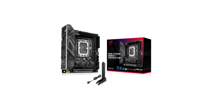 Amazon: Carte mère ASUS ROG Strix B860-I Gaming WiFi - Mini-ITX, LGA1851, DDR5, PCIe 5.0, WiFi 7 à 199,99€