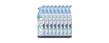 Amazon: Lot de 8 sprays désodorisants Febreze Parfum Linge Frais 185ml à 15,91€ (au lieu de 27,20€)