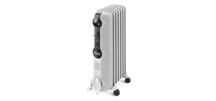 Amazon: Radiateur à huile De'Longhi Radia S 1500W - Chauffage personnalisé avec antigel à 67,50€