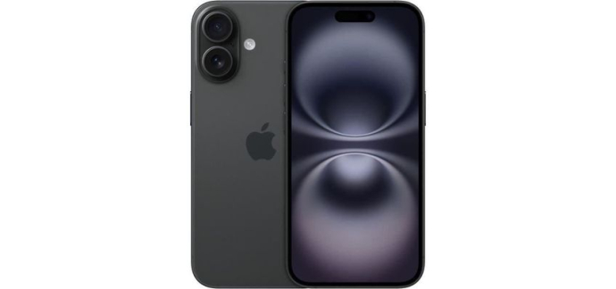 Cdiscount: APPLE iPhone 16 128GB Black (2024) - Reconditionné - Excellent état à 509,99€ (au lieu de 589,99€)
