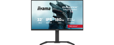 Amazon: Écran PC iiyama G-Master GB3272QSU-B1 - 31.5", Fast IPS, QHD, 180Hz, 0.5ms MPRT à 169,73€