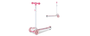 JoyBuy: Neuleb Trottinette d'équilibre 3 roues lumineuses - Plateau extra-large, frein au pied, dès 3 ans à