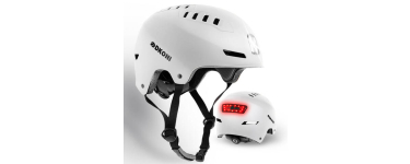 JoyBuy: Casque de vélo DKONI HS-158 - éclairage avant/arrière, rechargeable USB, taille S 48-55 cm à 22,99€