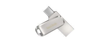 Amazon: Clé USB C SanDisk Ultra Dual Drive Luxe 128 Go - 400 Mo/s, USB-C et USB-A à 21,99€