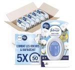Amazon: 5 Désodorisant WC En Continu Febreze Petit Coin - 7.5ml x5, Parfum Pureté de Coton à 10,21€ (au lieu