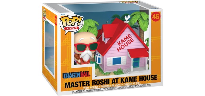 Amazon: Funko Pop Dragon Ball Kame House Roshi (Figurine) à 34,99€ (au lieu de 40,0€)
