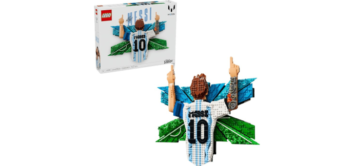 Fnac: LEGO 43018 Lionel Messi La Célébration à 107,99€ (au lieu de 179,99€)