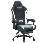 Amazon: Chaise de bureau gamer Songmics OBG092GQ01 - Inclinable 135°, repose-pieds, 150 kg à 84,99€