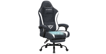 Amazon: Chaise de bureau gamer Songmics OBG092GQ01 - Inclinable 135°, repose-pieds, 150 kg à 84,99€