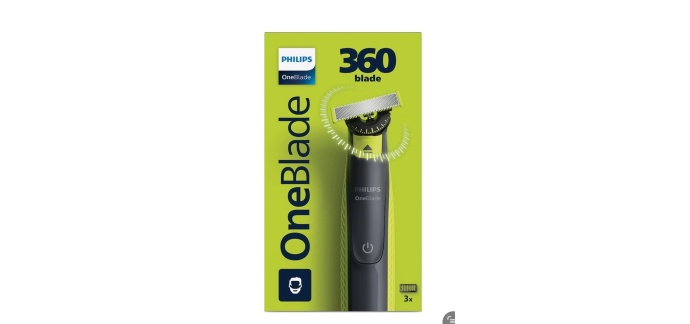Amazon: Tondeuse Philips OneBlade QP2724/23 - Noir et Vert à 25,39€ (au lieu de 31,08€)