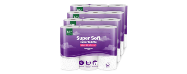 Amazon: Lot de 36 Rouleaux de Papier Toilette - 3 Épaisseurs, Matelassés à 12€ (au lieu de 15,68€)