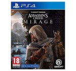 Amazon: Assassin's Creed Mirage (PS4) à 19,90€ (au lieu de 29,99€)