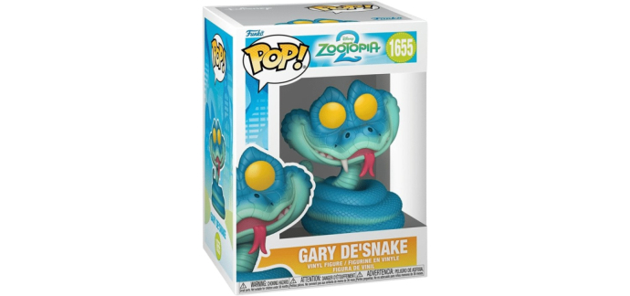 Amazon: Funko Pop Zootopia 2 Gary De'Snake à 11,2€ (au lieu de 16€)