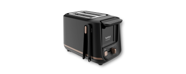 Amazon: Grille-pain Tefal TT533811 - 2 fentes, pinces magnétiques, 7 niveaux de dorage à 29,99€