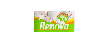 Amazon: Lot de 3 rouleaux XXL essuie-tout Renova Maxi-Absorption à 2,64€